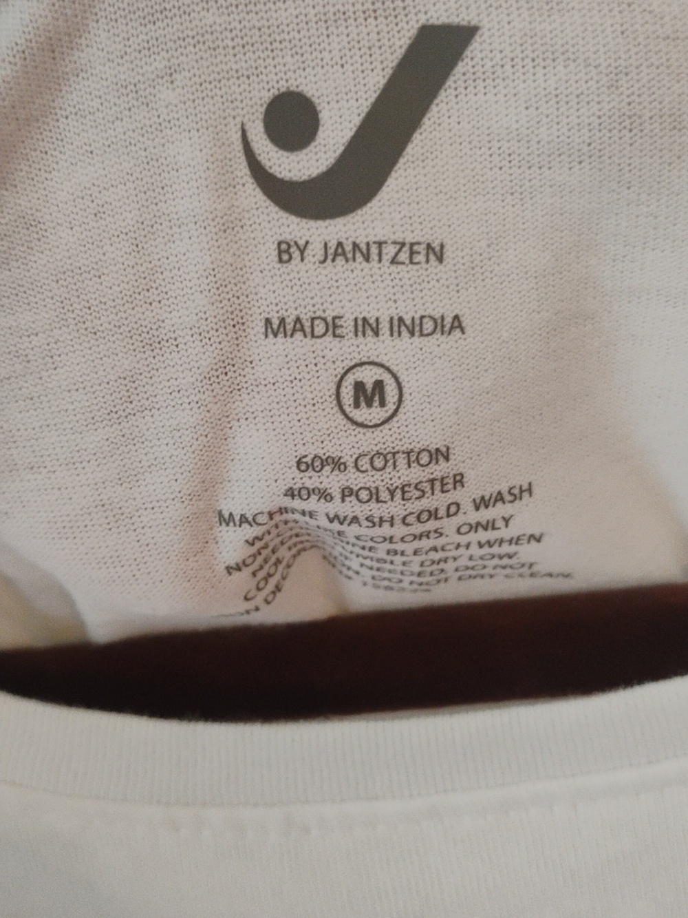 Jantzen America Logo Tshirt With Blue Sequin Shoulders Size Medium - Picture 3 of 5